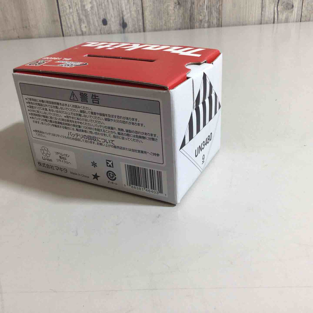 【未使用品】★マキタ(makita) リチウムイオンバッテリー 18V/6.0Ah BL1860B【戸田店】