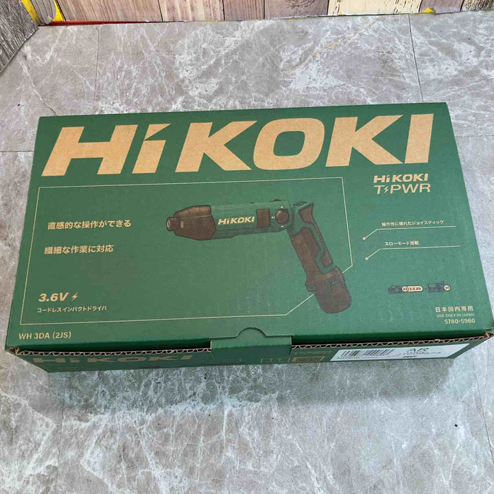 【未使用品】ハイコーキ HIKOKI 3.6V コードレスインパクトドライバー WH3DA(2JS) フルセット【八潮店】