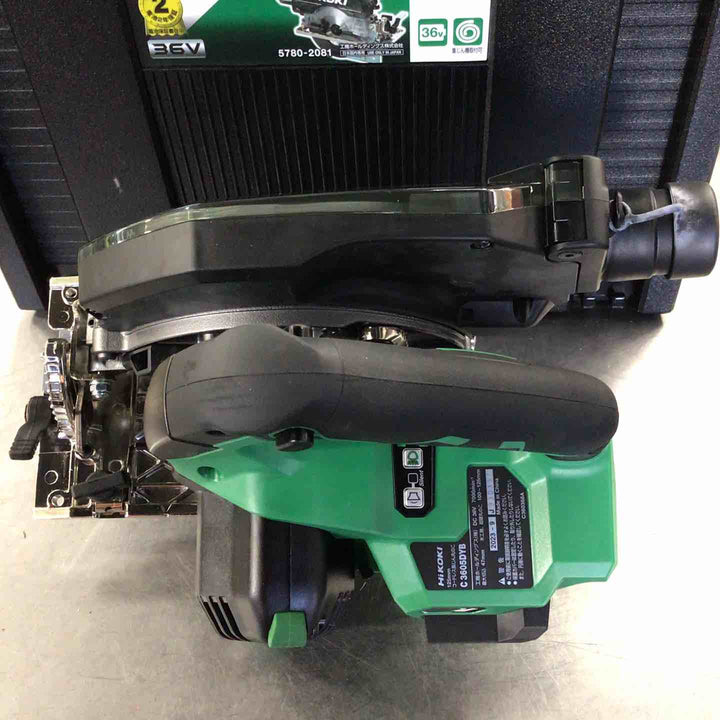 【未使用】HiKOKI(ハイコーキ) 旧日立工機 36V マルチボルト コードレス 集塵丸のこ のこ刃別売り C3605DYB(XPS)【草加店】
