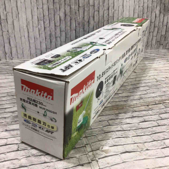 マキタ(Makita) 充電式草刈機 ループハンドル 樹脂刃 10.8V 1.5Ah バッテリ・充電器付 MUR100DSH【川口店】