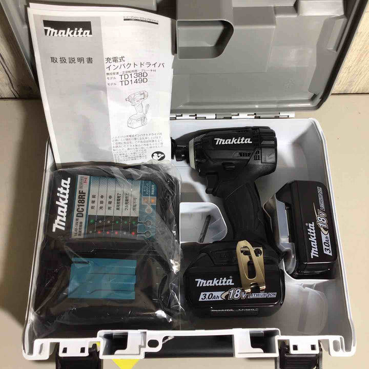 ★マキタ(makita) コードレスインパクトドライバー TD149DRFXB【戸田店】
