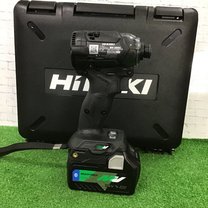 ★ハイコーキ(HIKOKI ※旧:日立工機) コードレスインパクトドライバ WH36DC(2XPBS) Bluetooth対応電池【町田店】