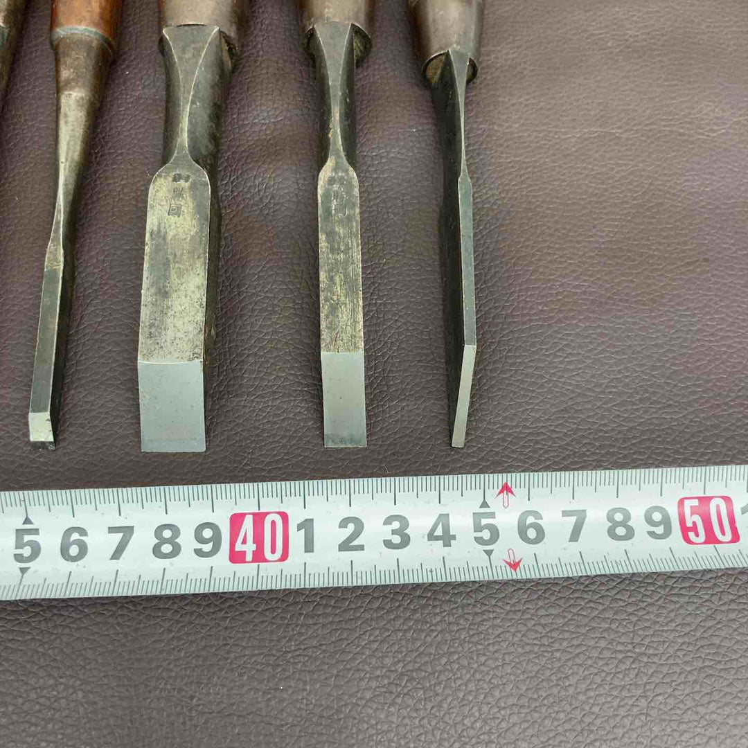 【超お得】 【まとめ売り】 【中古品】 鑿 11本セット 勝國3本・吉次・幸四郎・守光・忠助・海弘・久五郎・利信・菊貞 のみ 鉋 鋸 和工具 大工 骨董品 DIY 【東大和店】