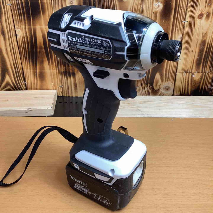 ★マキタ(makita) コードレスインパクトドライバー TD138DRFXW【越谷店】