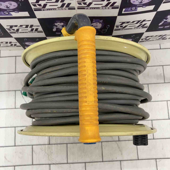 ◇ハタヤ(HTAYA) 防雨型 電工ドラムコード BX-301K コードリール 接地付 ブレーカー付【所沢店】