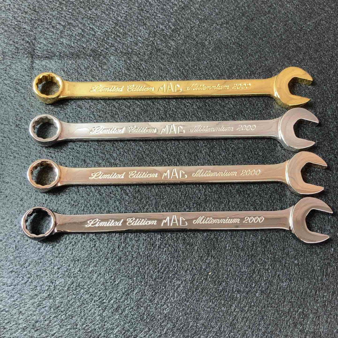 【中古美品】 マックツール(MACTOOLS) ミレニアム コンビネーションレンチセット 2000年 リミテッドエディション 未使用長期保管品 【東大和店】