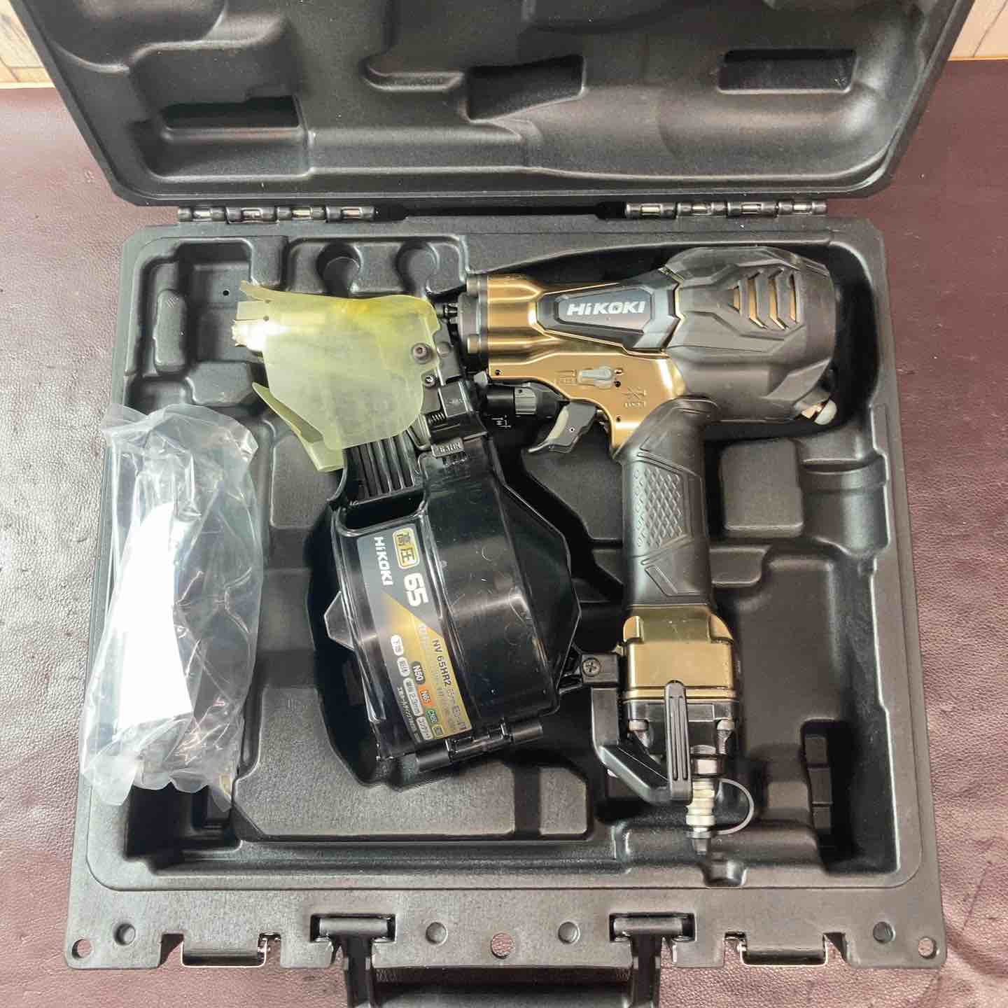 中古品】ハイコーキ(HIKOKI ※旧:日立工機) 高圧エア釘打ち機 NV65HR2(S