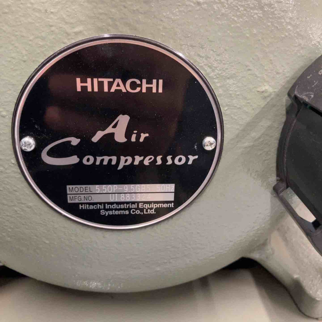 【動作未確認 店頭受取り限定】日立産機三相【400V】7.5馬力5.5OP-9.5GB5 50Hz電源を繋げる線とスイッチ、メーター欠品③【戸田店】