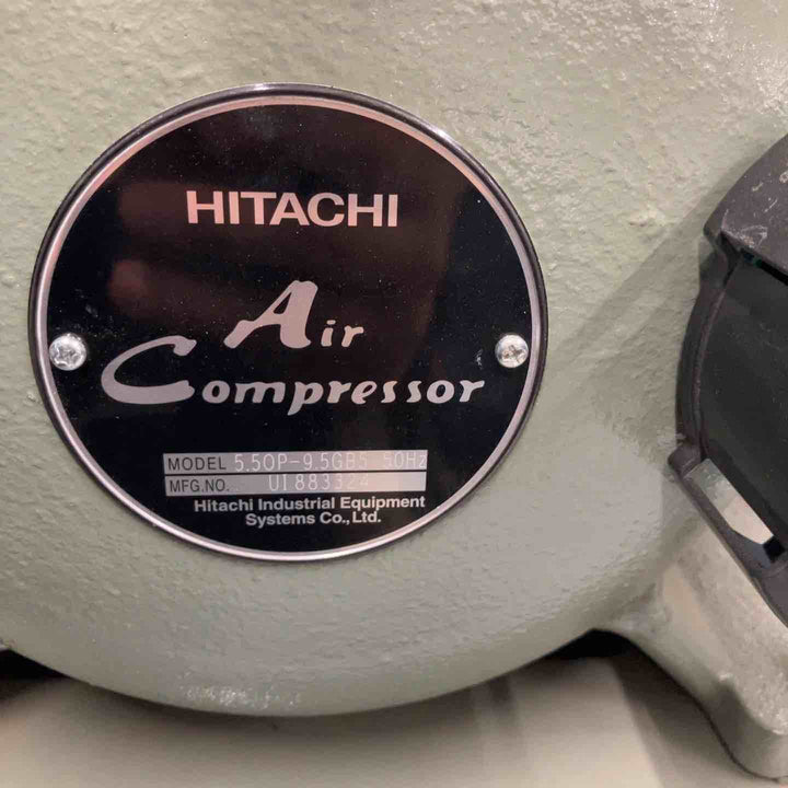 【動作未確認 店頭受取り限定】日立産機三相【400V】7.5馬力5.5OP-9.5GB5 50Hz電源を繋げる線とスイッチ、メーター欠品③【戸田店】