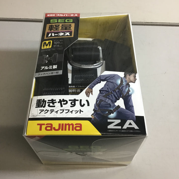 □タジマ(Tajima) ハーネスZA 黒 Mサイズ AZAM-BK【戸田店】