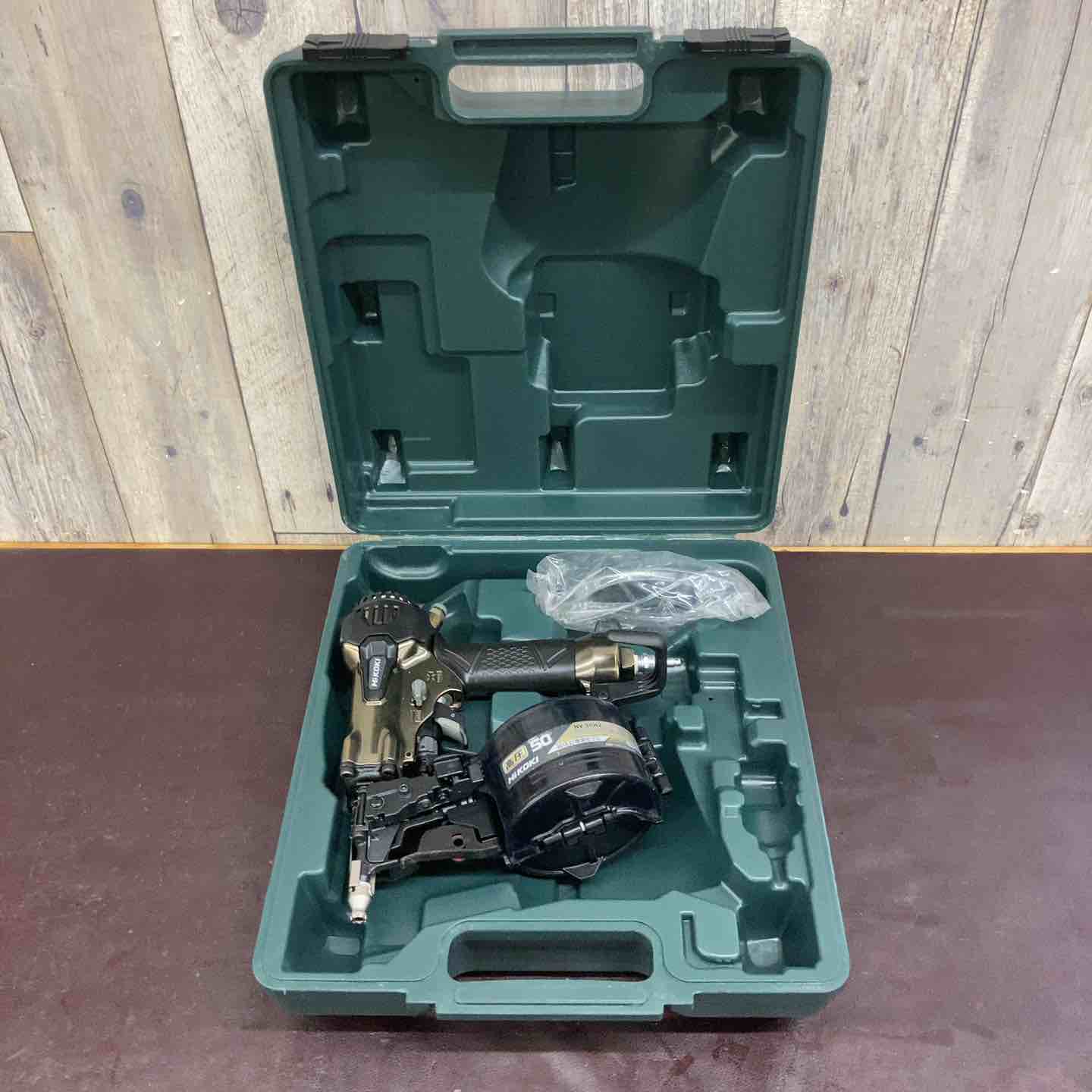【中古品】 ハイコーキ(HIKOKI ※旧:日立工機) 高圧エア釘打ち機 NV50H2(S) 【東大和店】 中古品】 ハイコーキ(HIKOKI ※旧:日立工機) 高圧エア釘打ち機 NV50H2(S