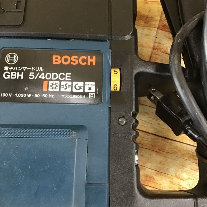 ボッシュ(BOSCH) ハンマドリル GBH5/40DCE　SDSMAX　【川崎店】