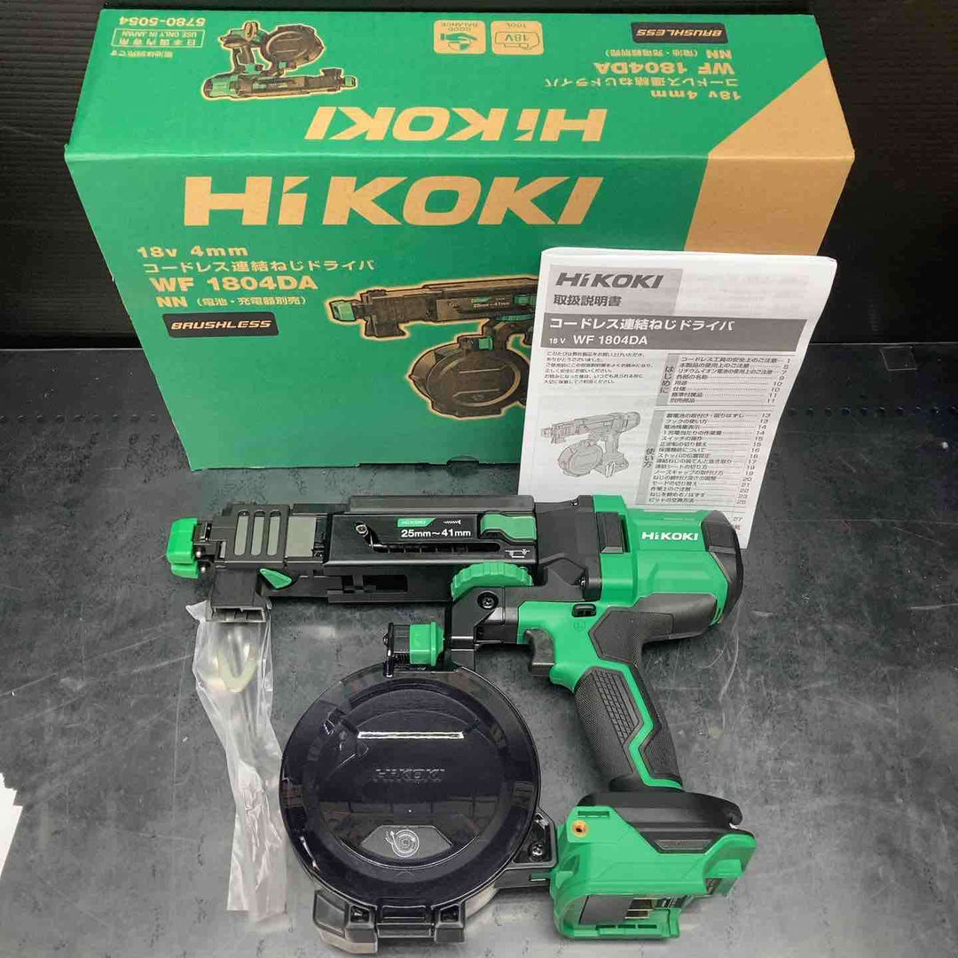 【未使用品】★ハイコーキ(HIKOKI ※旧:日立工機) コードレススクリュードライバー WF1804DA(NN)(本体のみ)【川越店】