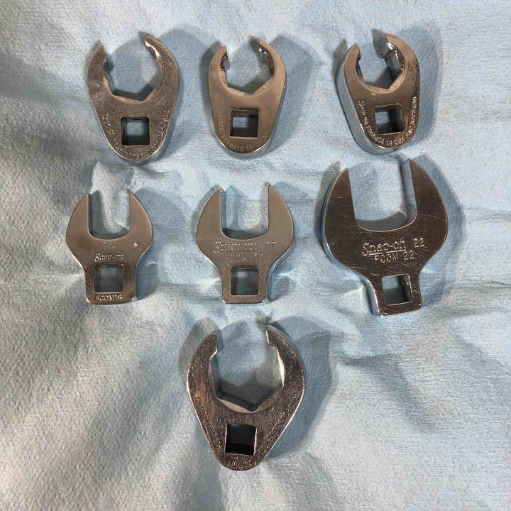 ◇Snap-on クロウフットレンチ セット 旧ロゴあり FCOM22/17/14 FRHM18/15/14 FRH280S【戸田店】