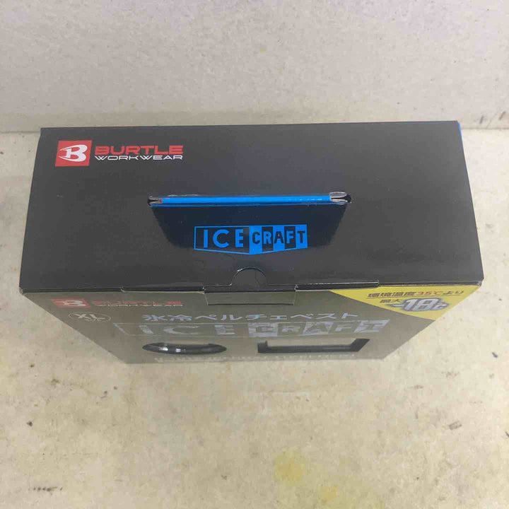 BURTLE バートル アイスクラフト ベスト＆ペルチェセット(ユニセックス) ブラック IC101S 35 XL【町田店】
