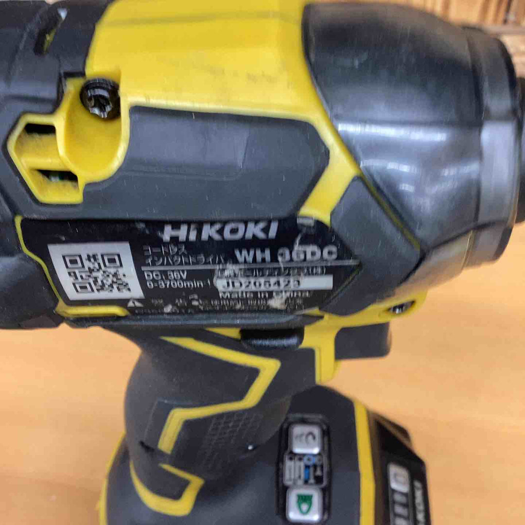 ★ハイコーキ(HIKOKI ※旧:日立工機) コードレスインパクトドライバ WH36DC(NN)(DY)【越谷店】