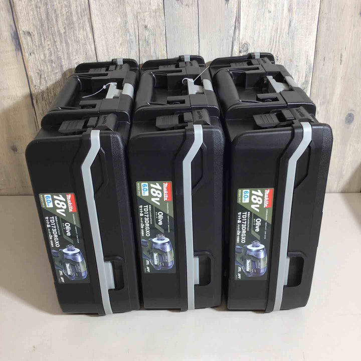 【未使用品】マキタ(makita) コードレスインパクトドライバー TD173DRGXO オリーブ 3台セット【戸田店】