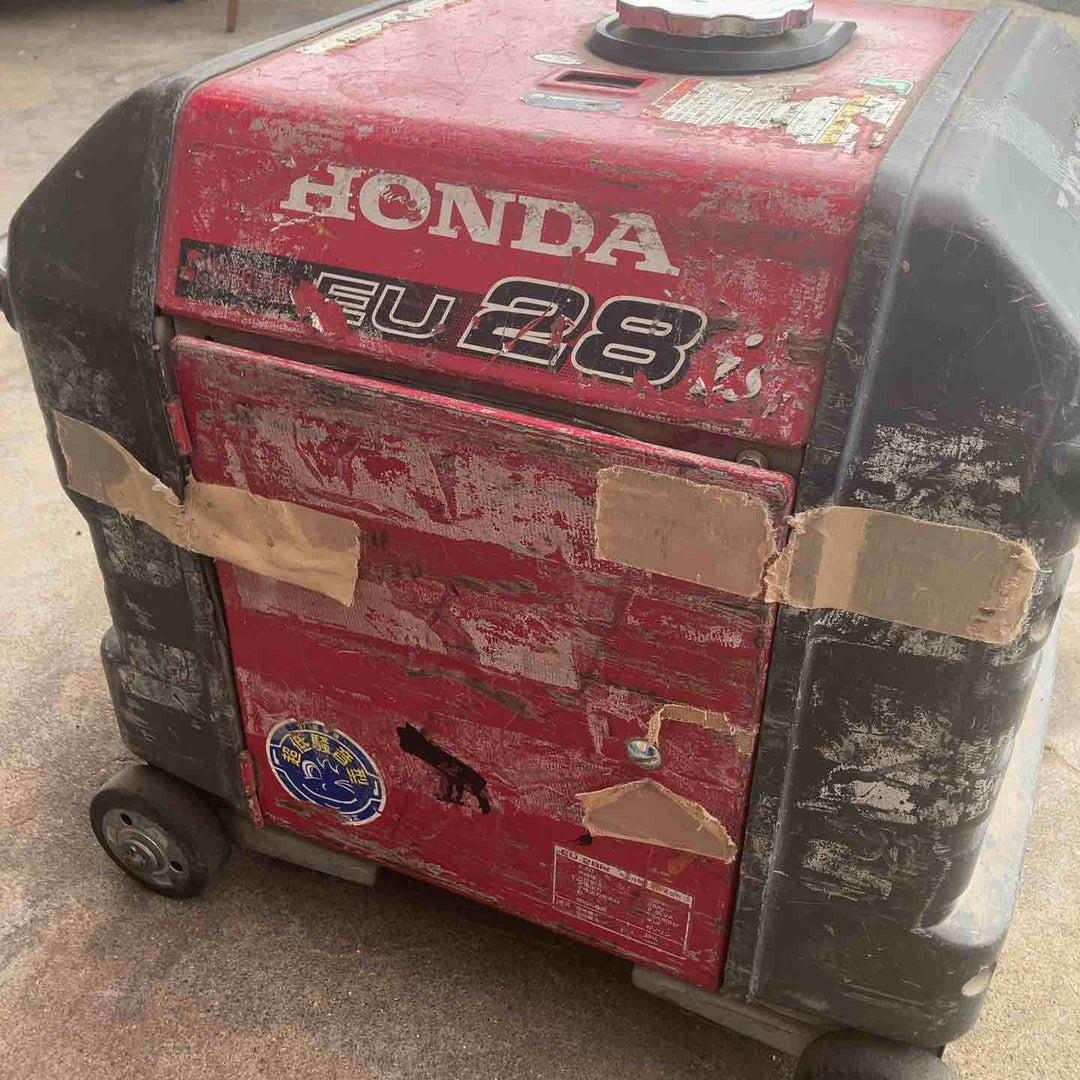 【店頭受取り限定】★ホンダ(HONDA) インバーター発電機 EU28iS_車輪あり　ハンチングあり【川越店】