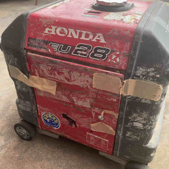 【店頭受取り限定】★ホンダ(HONDA) インバーター発電機 EU28iS_車輪あり　ハンチングあり【川越店】