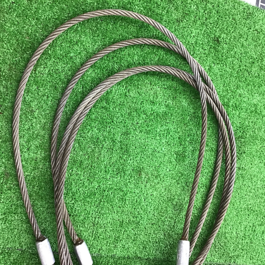 TAIYO　4点吊りフック　総重量2t　各フック0.5t　ワイヤ約1m　【桶川店】