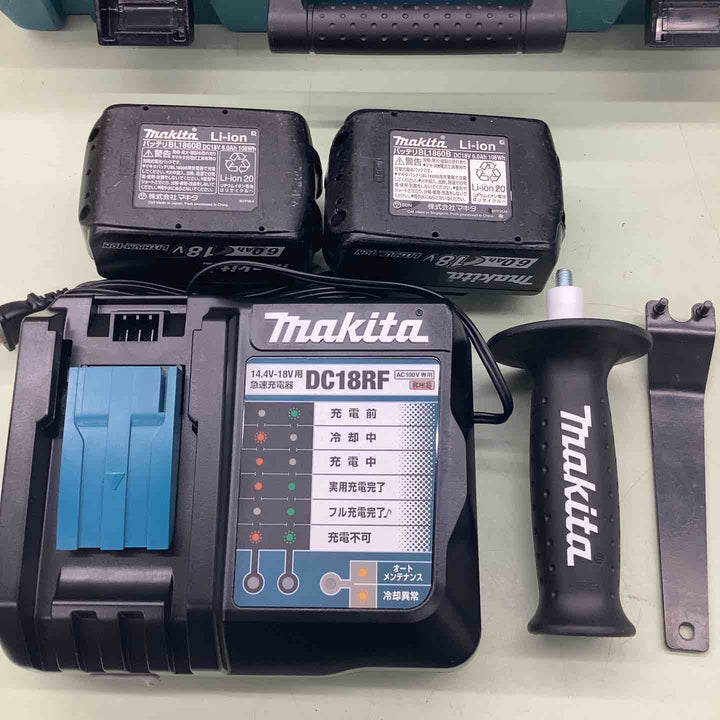 ★マキタ(makita) 100mm コードレスディスクグラインダ GA408DRGX パドルスイッチ 発熱保護 再起動防止 【越谷店】