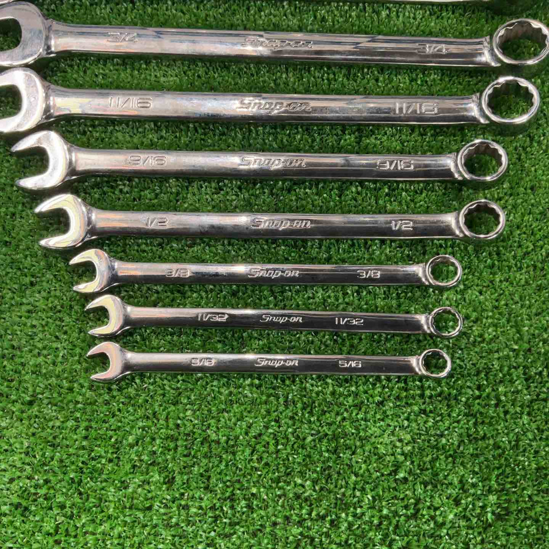 スナップオン Snap-on コンビネーションレンチ インチ 11本セット OEX10B/11B/12B/16B/18B/22B/24B/26B/28B/30B/32B【草加店】