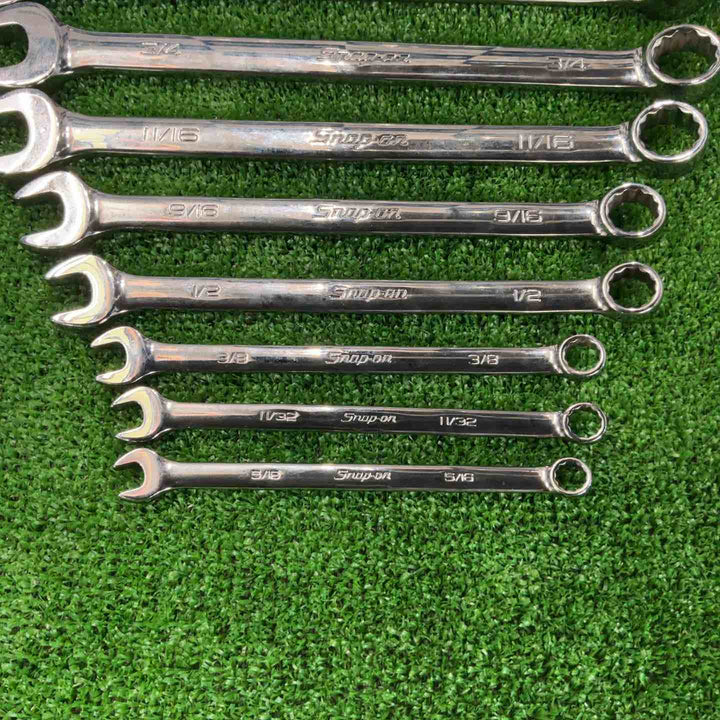 スナップオン Snap-on コンビネーションレンチ インチ 11本セット OEX10B/11B/12B/16B/18B/22B/24B/26B/28B/30B/32B【草加店】