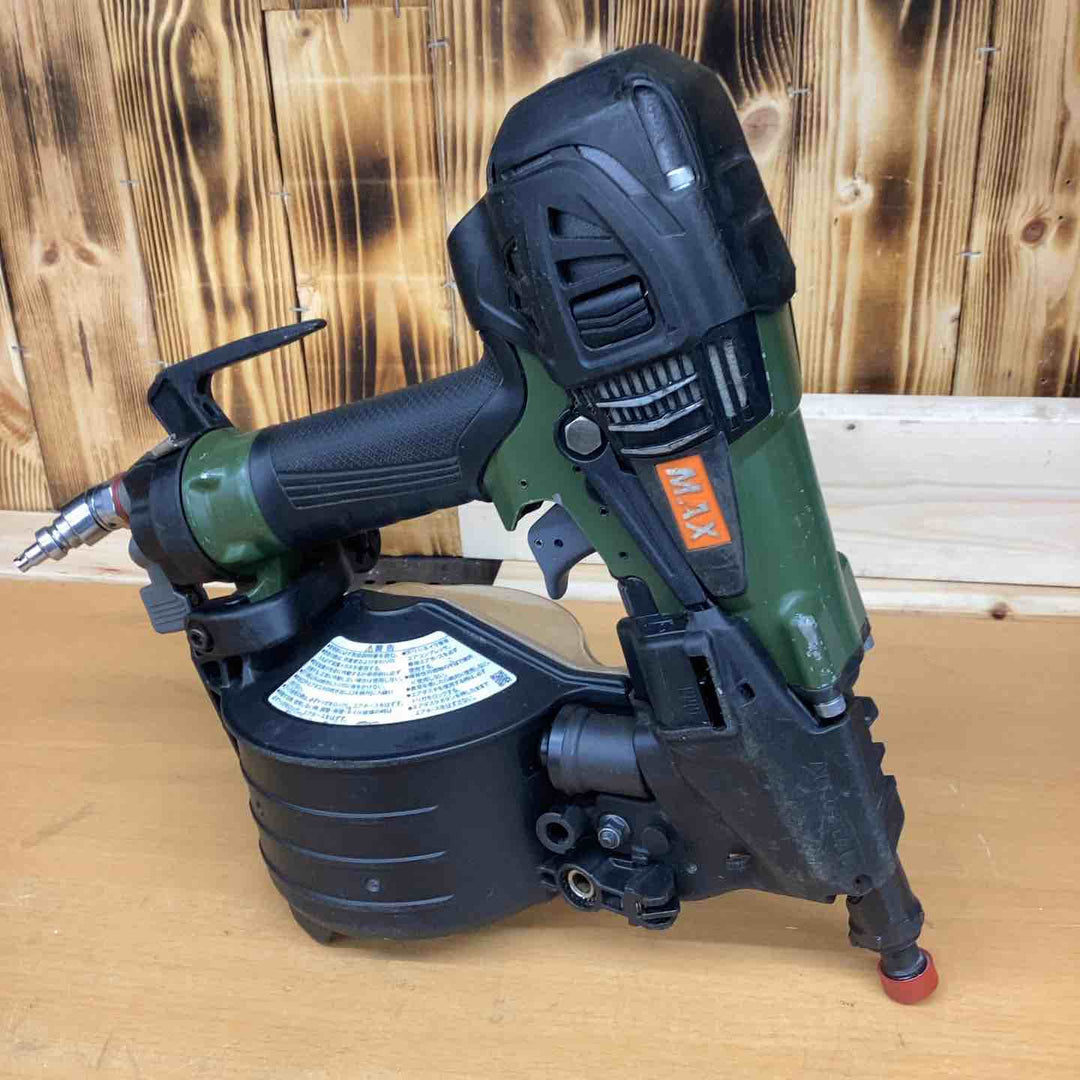 ★マックス(MAX) 高圧エア釘打ち機 HN-50N4(D)_アンバーオリーブ【越谷店】