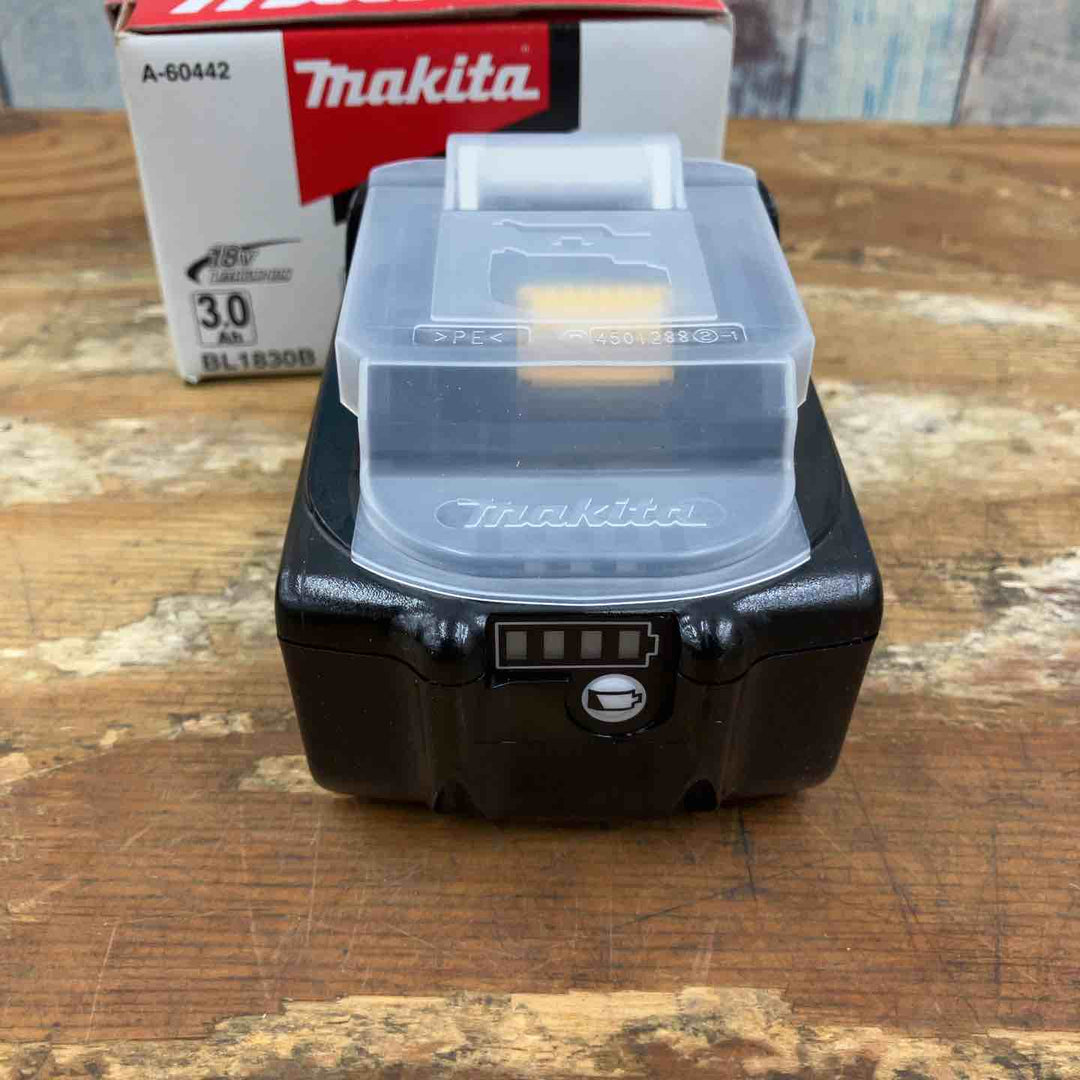 【未使用品】純正品 ★マキタ(makita) リチウムイオンバッテリー 18V/3.0Ah BL1830B【柏店】