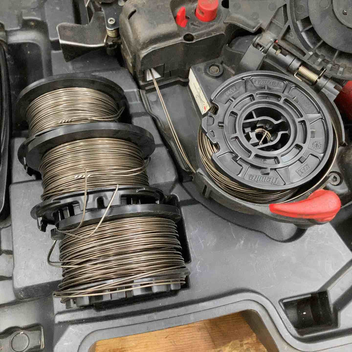 【中古品】メーカー修理品 マックス MAX 鉄筋結束機 ツインタイア RB-440T-B2C/1450A 14.4V フルセット ワイヤー4個つき！【柏店】