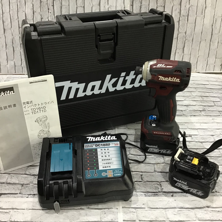 ★マキタ(makita) コードレスインパクトドライバー TD161DGXAR【川口店】