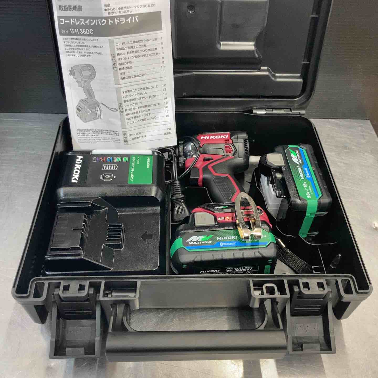 中古美品】 ハイコーキ(HIKOKI ※旧:日立工機) 36V コードレス