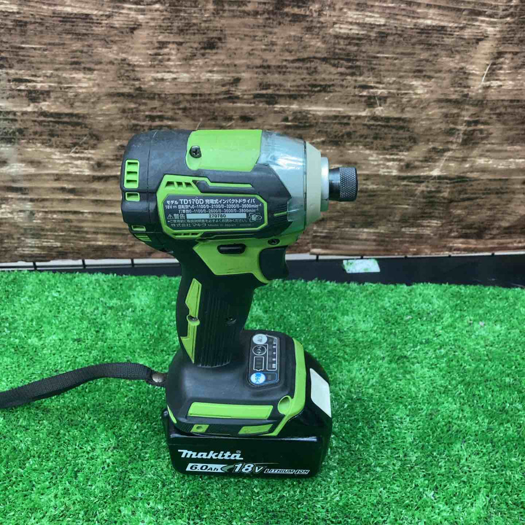 マキタ(makita) コードレスインパクトドライバ TD170DRGXL【川越店】