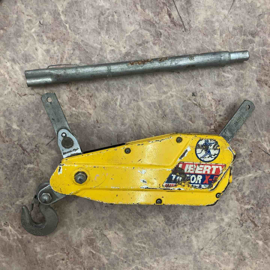 ◇カツヤマキカイ チルホール X-5  自重4kg 最大能力500kg  LIBERTY リバティ 手動式ウインチ【所沢店】