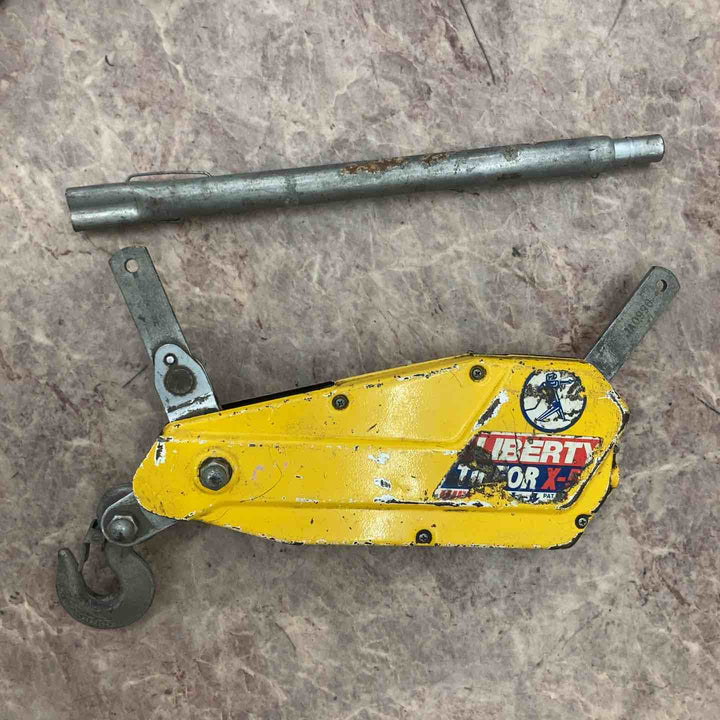 ◇カツヤマキカイ チルホール X-5  自重4kg 最大能力500kg  LIBERTY リバティ 手動式ウインチ【所沢店】