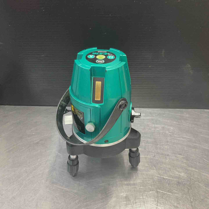【中古品】 山真製鋸(YAMASHIN)  グリーンレーザー墨出し器 GLZ-4+ 受光器付属 レベル 水平器 【東大和店】