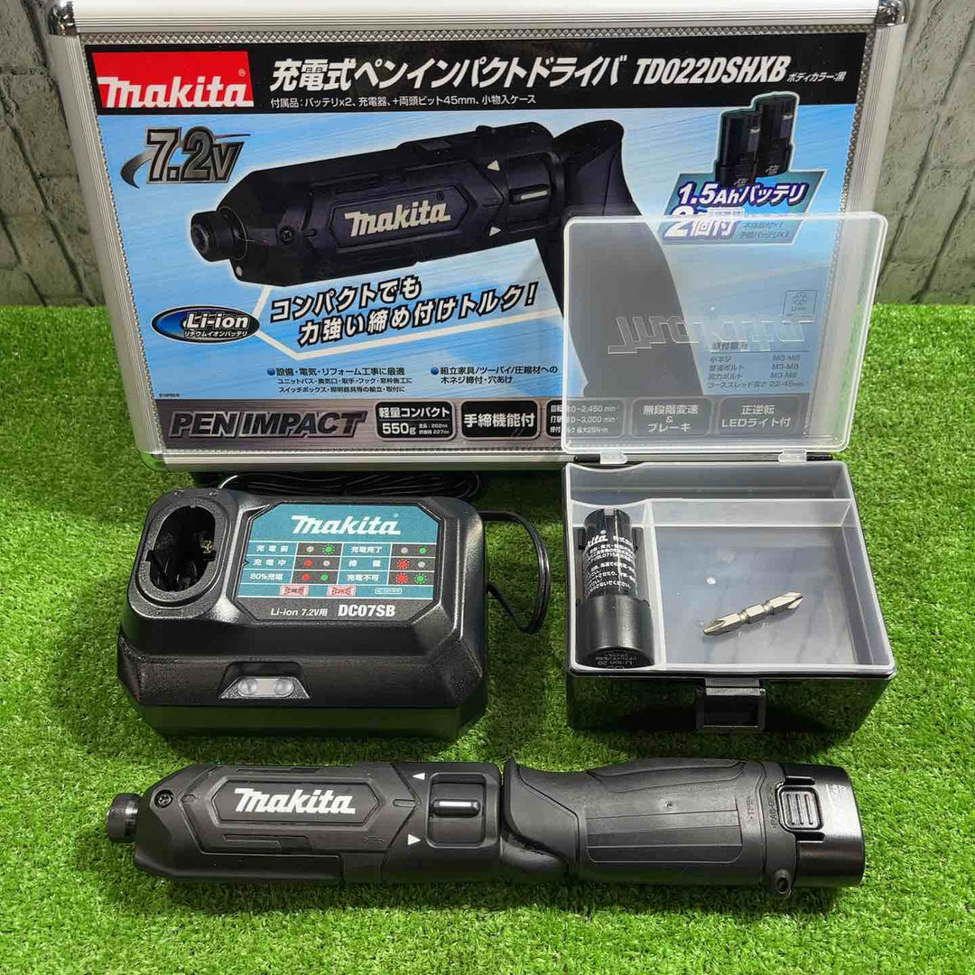 ★マキタ(makita) 7.2V コードレスペンインパクトドライバー TD022DSHXB【川口店】