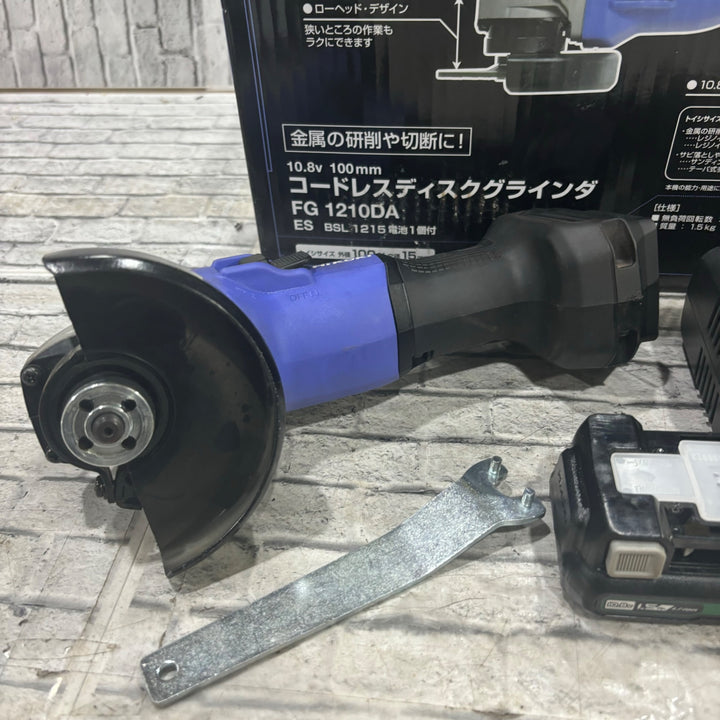 HiKOKI(ハイコーキ) 10.8V コードレスディスクグラインダ FG1210DA(ES) 100mm  蓄電池1個・充電器付き  【川口店】