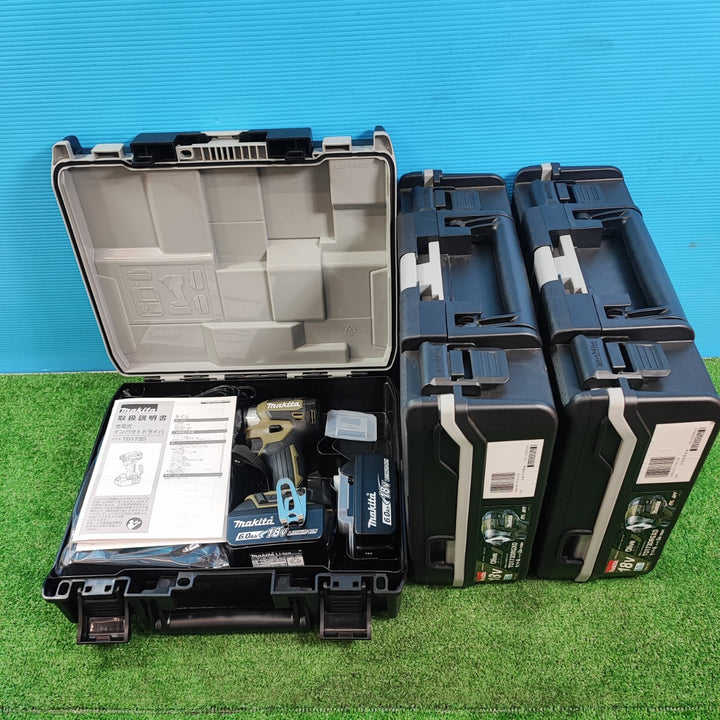マキタ(makita) 充電式インパクトドライバ TD173DRGXO オリーブ色3台セット【岩槻店】