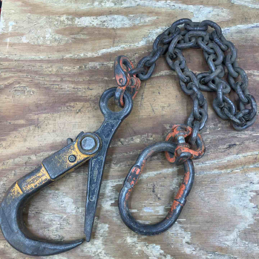 中古品】スーパーツール 鉄板吊り フック 3トン チェーン付き！【柏店