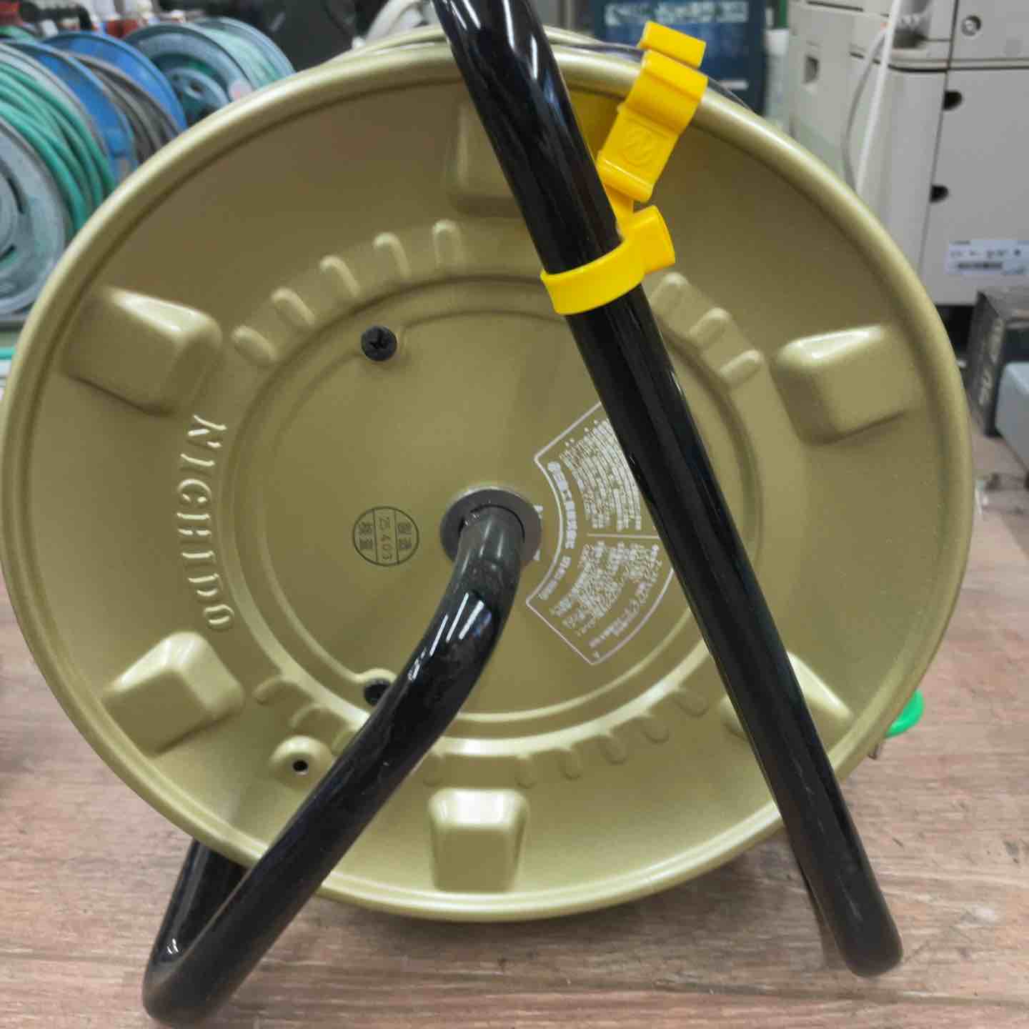 （引取限定）（戸畑本店）コードリール　日動　NF-EB34　未使用品 日動工業株式会社｜コードリール 100V 屋内用 温度センサー付 漏電保護