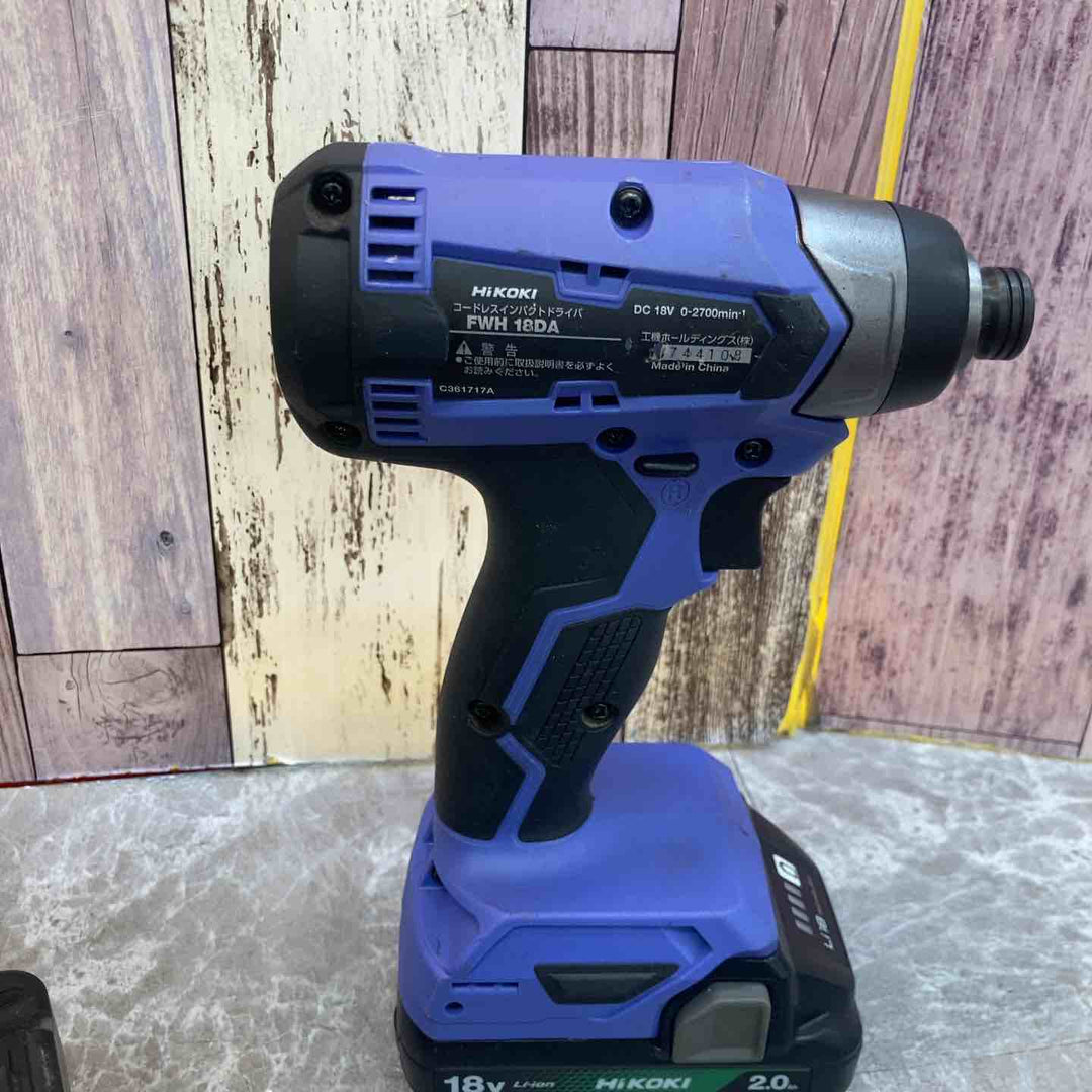 ◇ハイコーキ(HIKOKI ※旧:日立工機) コードレスインパクトドライバ FWH18DA(2BG)【八潮店】