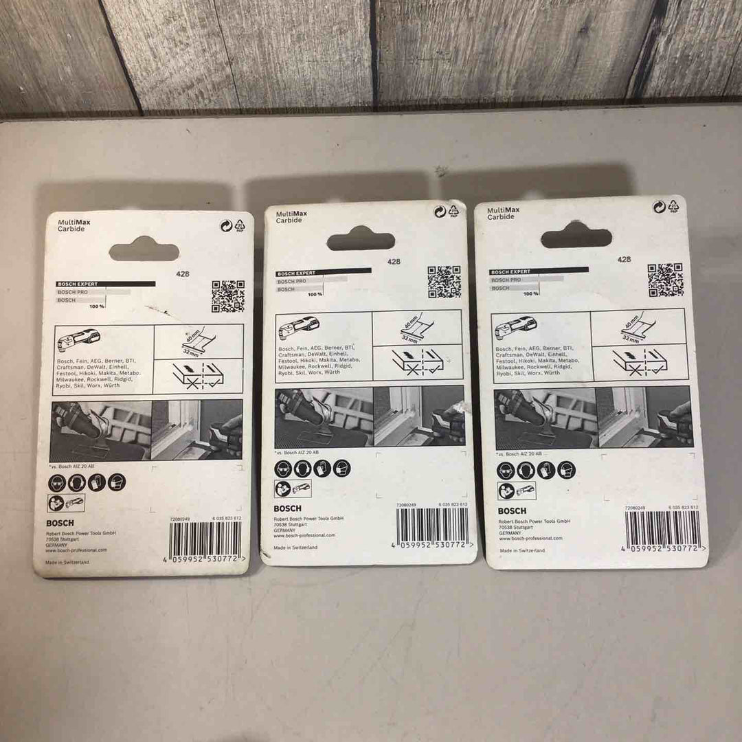 【未使用品(未開封)】 ボッシュ BOSCH マルチツール ブレード スターロック AIZ32APIT/5 5本入り 3個セット 【戸田店】