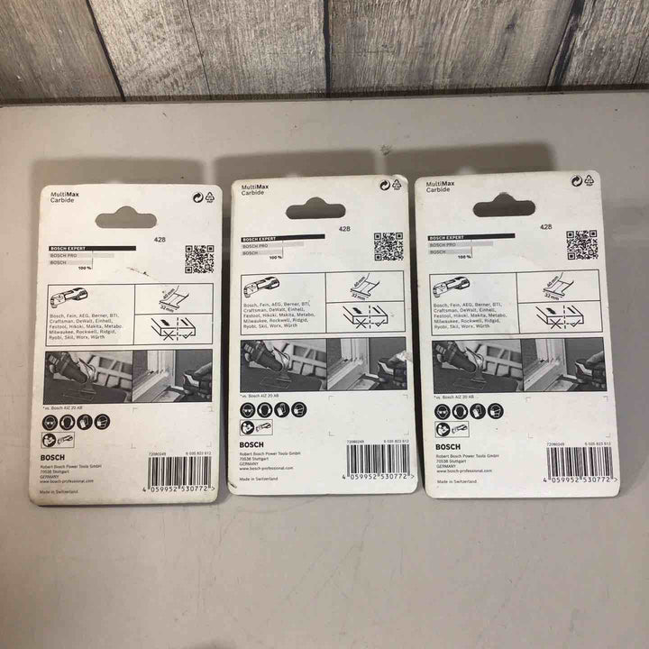 【未使用品(未開封)】 ボッシュ BOSCH マルチツール ブレード スターロック AIZ32APIT/5 5本入り 3個セット 【戸田店】