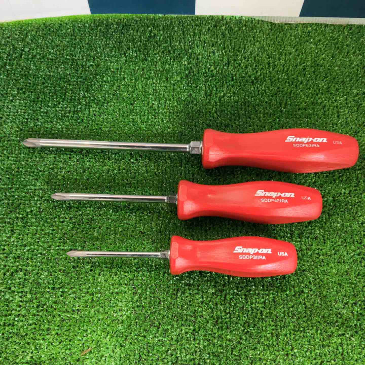 スナップオン Snap-on プラスドライバー 3本セット SDDP631RA SDDP311RA SDDP421RA【草加店】
