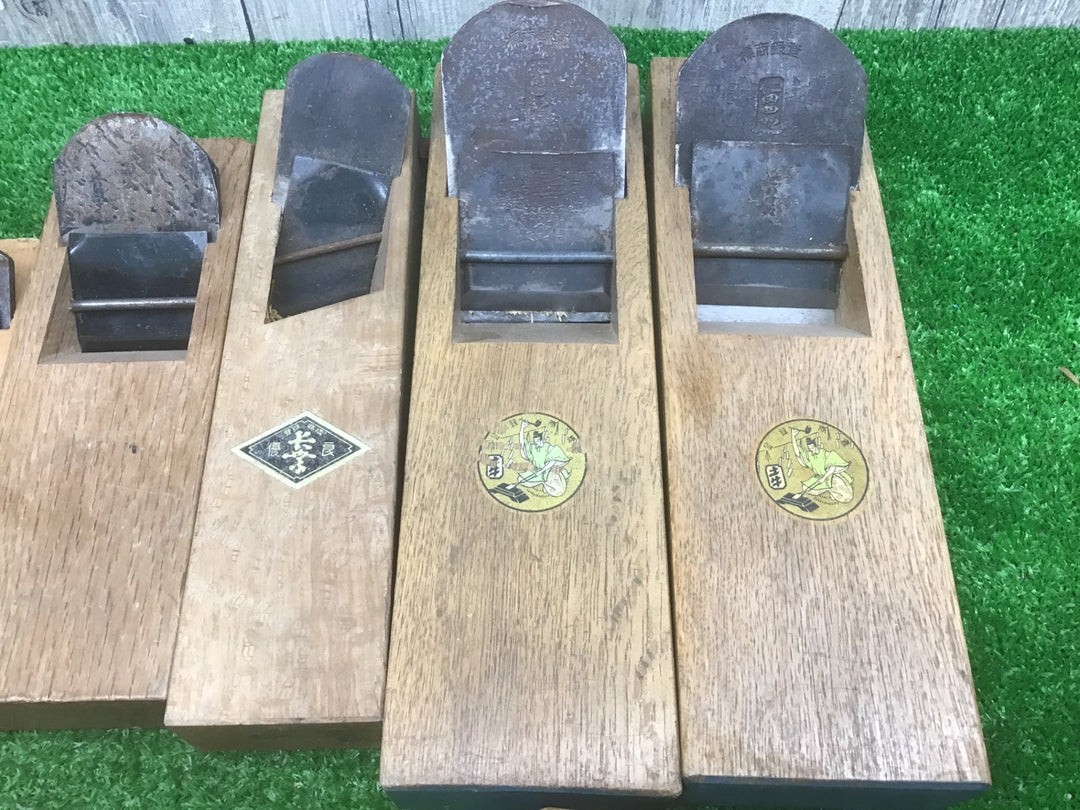 現状品　鉋13台まとめ売り　鉋・大工道具【富山店】●Y5