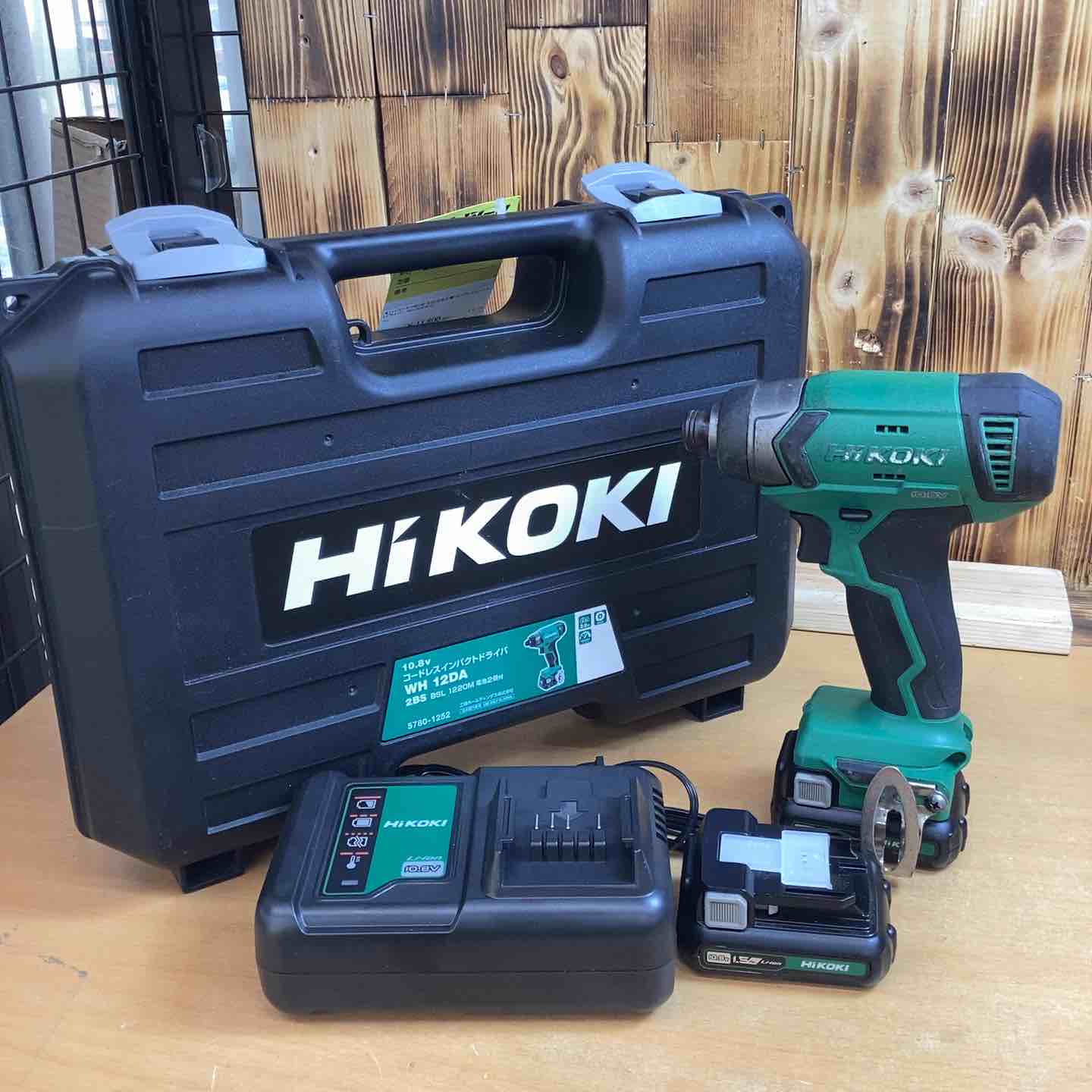 ★ハイコーキ(HIKOKI ※旧:日立工機) コードレスインパクトドライバー WH12DA(2ES)【越谷店】 ☆ハイコーキ(HIKOKI ※旧:日立工機) コードレスインパクトドライバー
