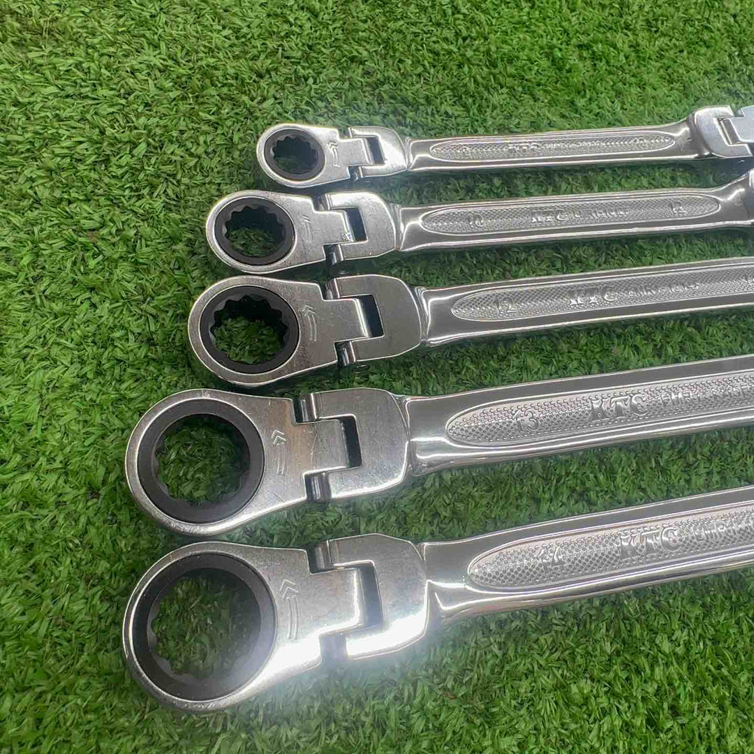 【中古・美品】 KTC ギアレンチ 首振りめがね 5本セット 【桶川店】