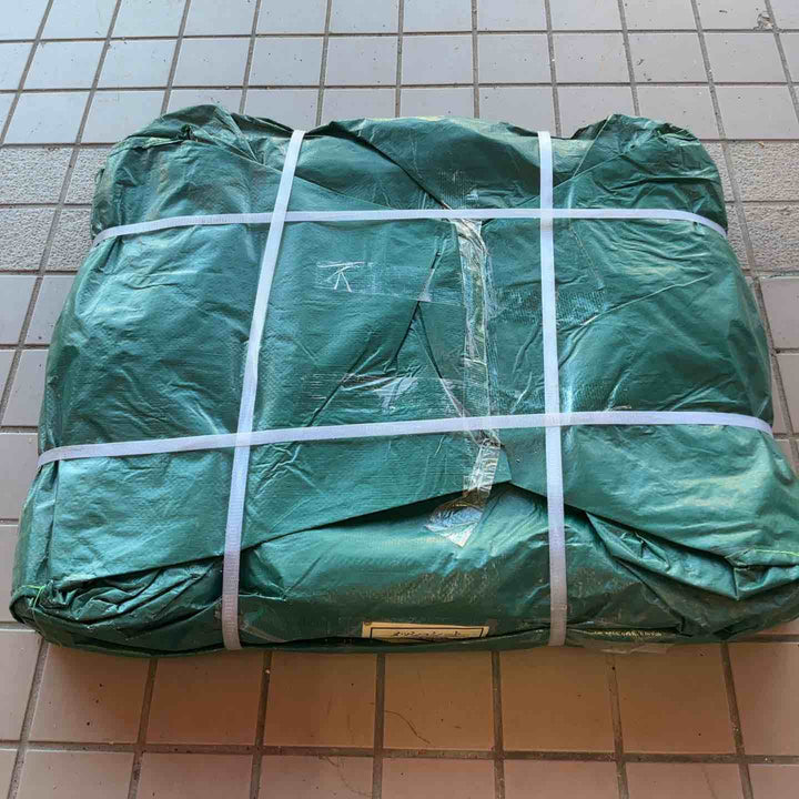 【店頭受取り限定】メーカー不明 メッシュシート 10枚入り 1.8×5.4m ライトグリーン【草加店】