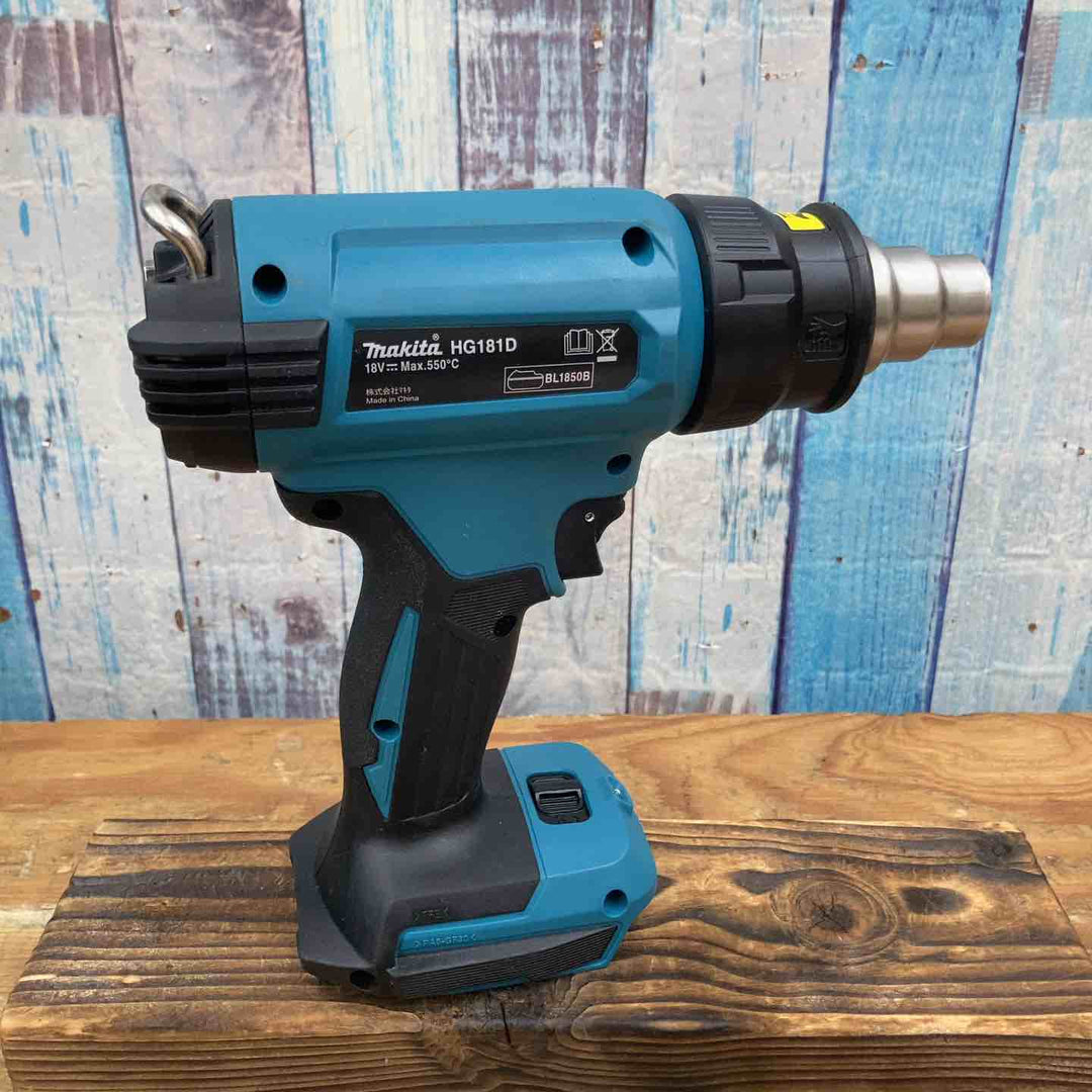 【中古品】★マキタ(makita) コードレスヒートガン HG181DZK 18V 本体+ノズル4種【柏店】